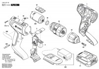 Bosch 3 603 JC8 100 Universalimpact 18 Cordless Impact Drill 18 V / Eu Spare Parts